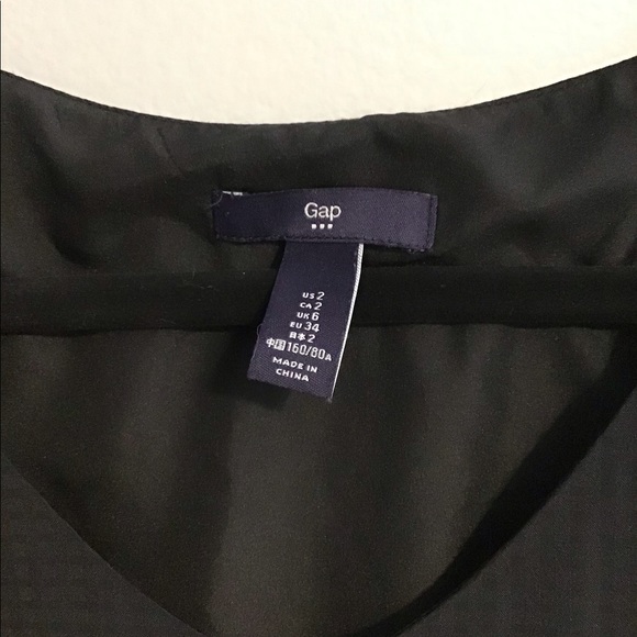 🌚 Gap Black Sleeveless Dress Sz 2 🌚 - Picture 6 of 8